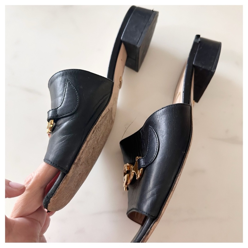 Gucci Zumi Leather Sandals 37 - Picture 2 of 10